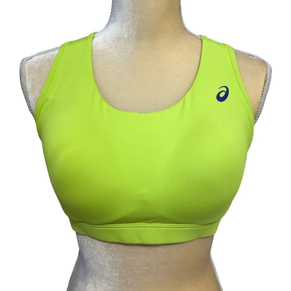 ASICS NWT Lime Green Sports Bra Women XS